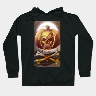 Happy Halloween, Pumpkin, Skull Hoodie